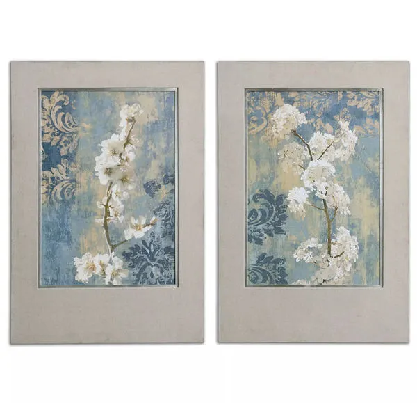 Product Image 1 for Blossoms Framed Art Set/2 from Uttermost