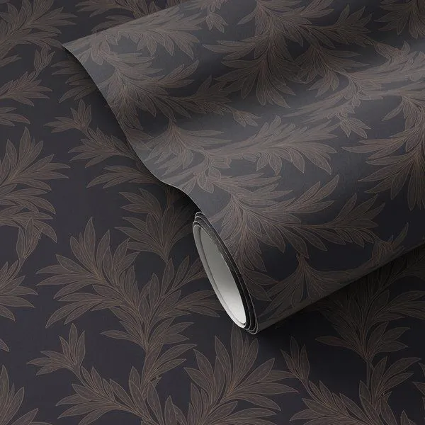Product Image 1 for Lush Leaves Black and Tan I Wallpaper by Getty Images from Four Hands