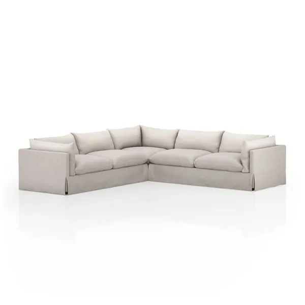 Product Image 1 for Habitat 3 Piece 122" Sectional from Four Hands