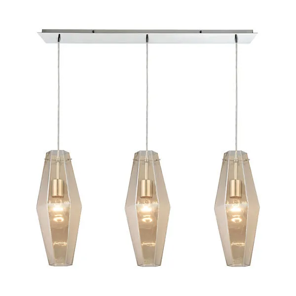 Product Image 1 for Pelham 3 Light Pendant In Polished Chrome from Elk Lighting