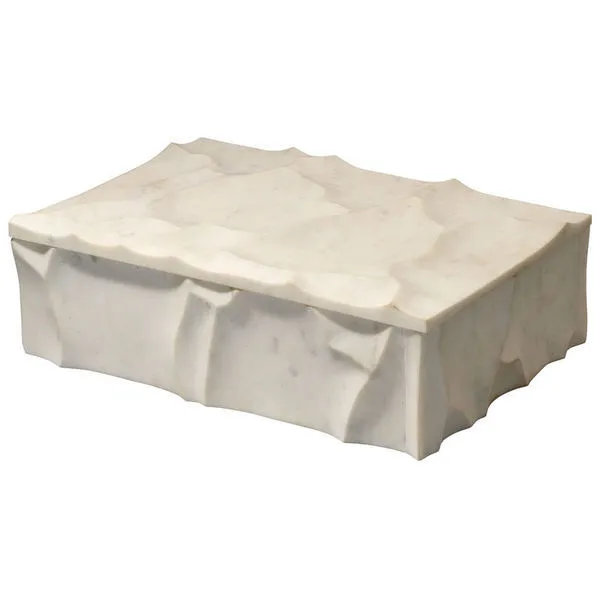 Product Image 1 for Everest Marble Box Marble from Jamie Young