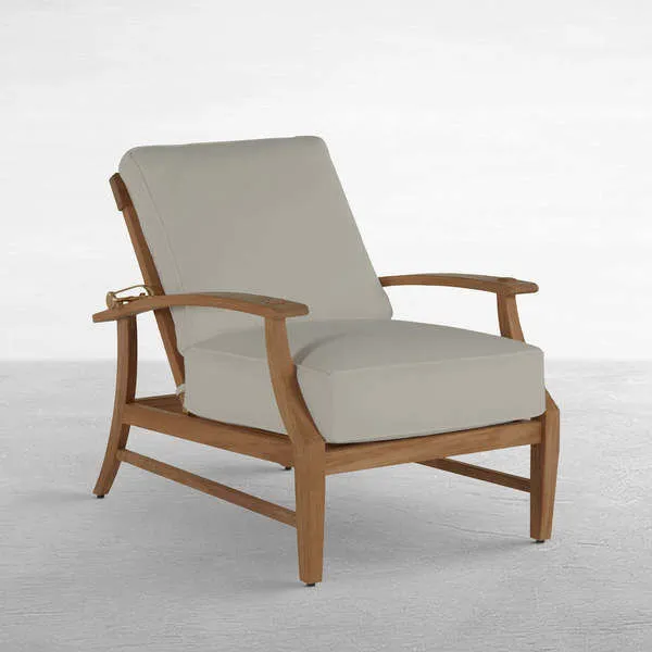 Product Image 1 for Croquet Teak Outdoor Recliner Chair from Summer Classics