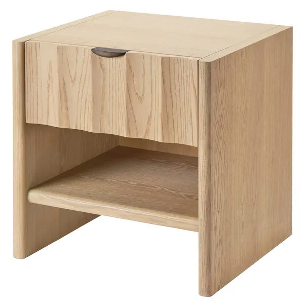 Product Image 1 for Finley Small Fluted Pale Oak Nightstand from Jamie Young