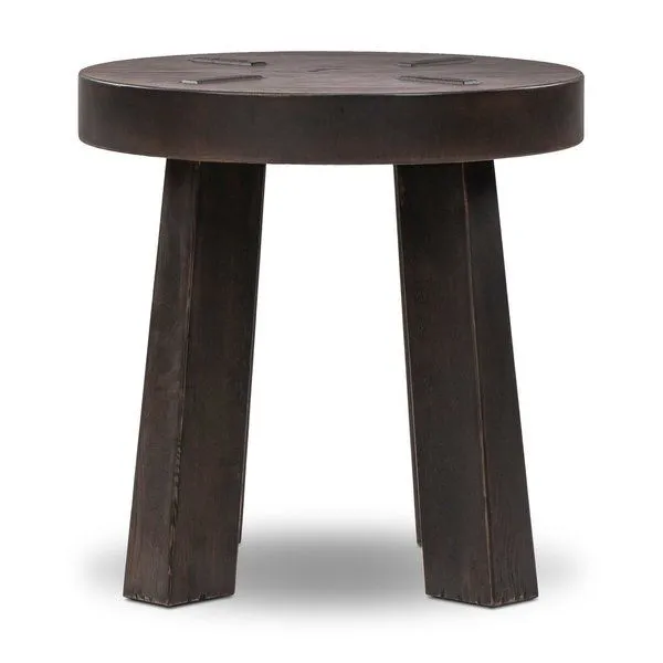 Product Image 1 for Sadira Burnt Oak Veneer End Table from Four Hands