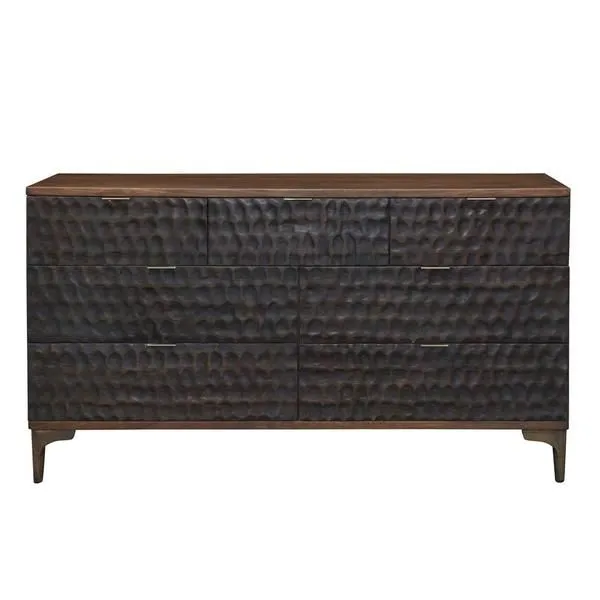 Product Image 2 for Vallarta 60 Inch Two Tone Dark Wood Dresser from World Interiors