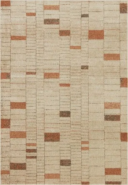 Product Image 1 for Bowery Tangerine / Taupe Rug from Loloi