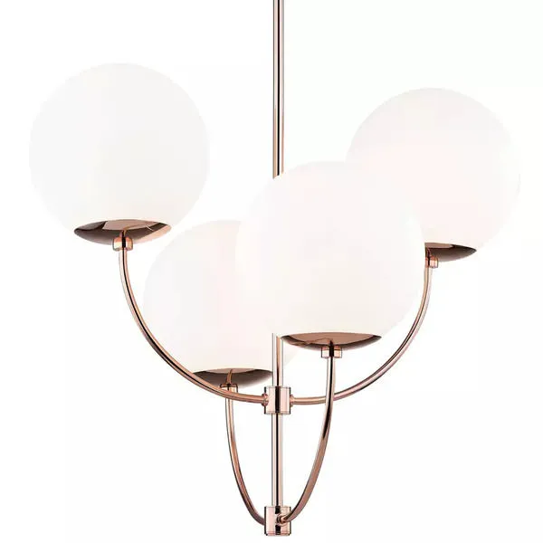 Product Image 1 for Carrie 4 Light Chandelier from Mitzi