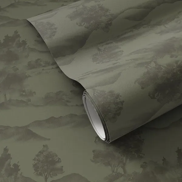 Product Image 1 for Abundance Olive Night Wallpaper from Four Hands