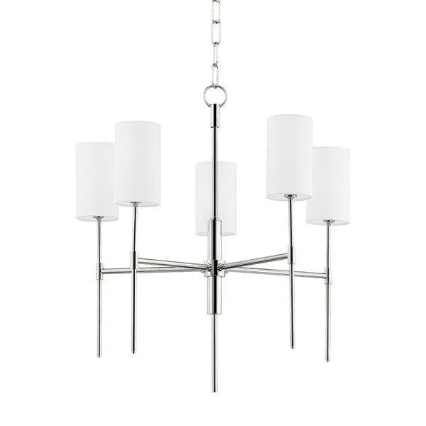 Product Image 1 for Olivia 5 Light Chandelier from Mitzi