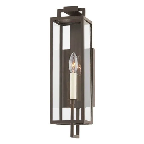 Product Image 1 for Beckham Textured Bronze Exterior Wall Sconce from Troy Lighting