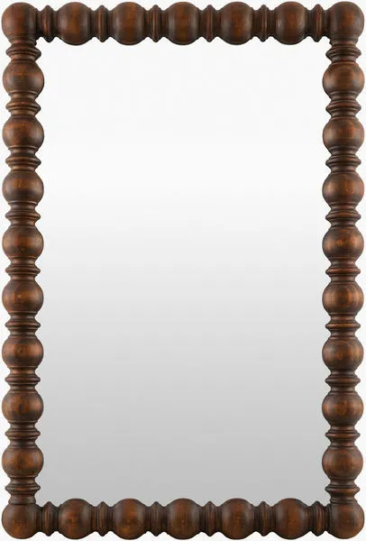 Product Image 1 for Brennan Brown Accent Mirror from Livabliss
