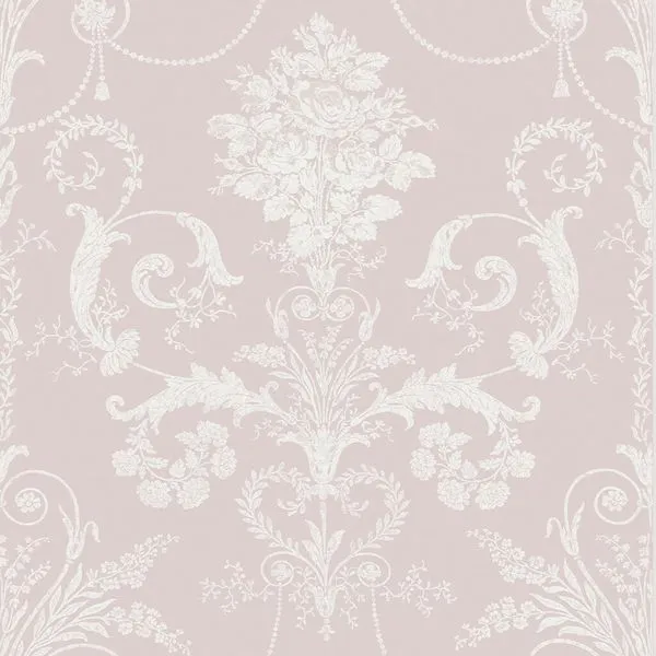 Product Image 1 for Laura Ashley Josette Amethyst Wallpaper from Graham & Brown