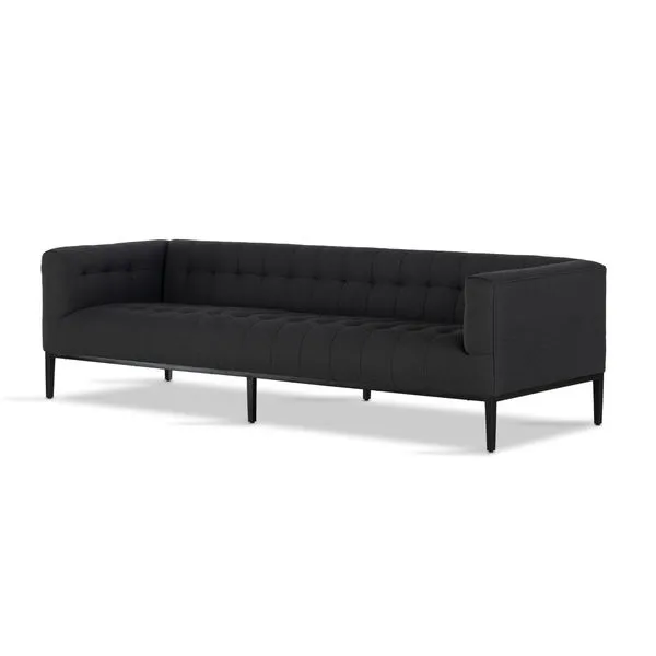 Product Image 1 for Marlin Fiqa Boucle & Iron Sofa - Gunmetal from Four Hands