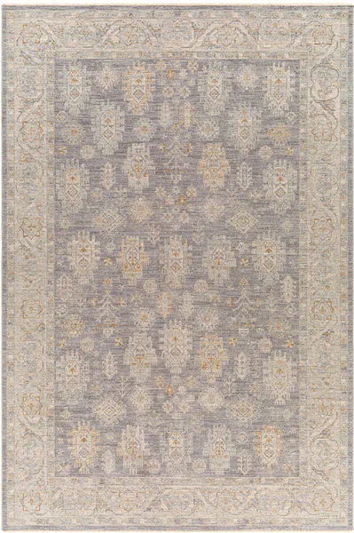 Product Image 1 for Avant Garde Woven Global Inspired Wool Charcoal / Teal Rug - 6'7" Round from Surya