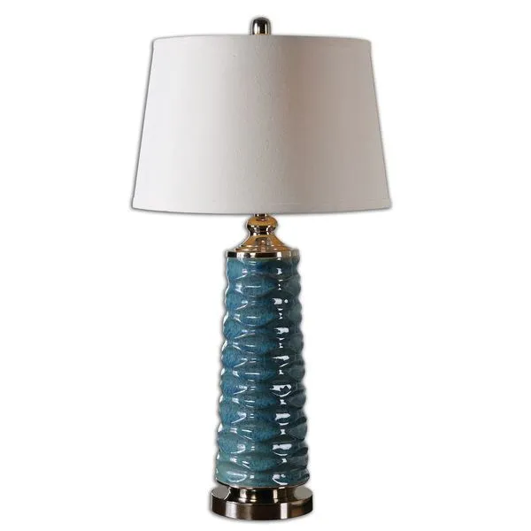 Product Image 1 for Uttermost Delavan Rust Blue Table Lamp from Uttermost