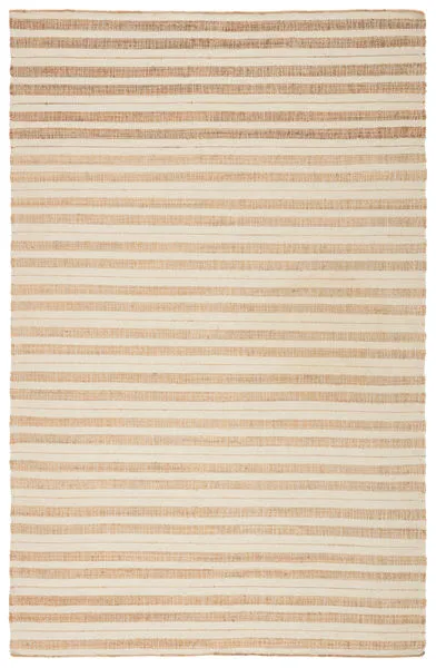 Product Image 1 for Rey Natural  Striped Tan / Ivory Area Rug from Jaipur 