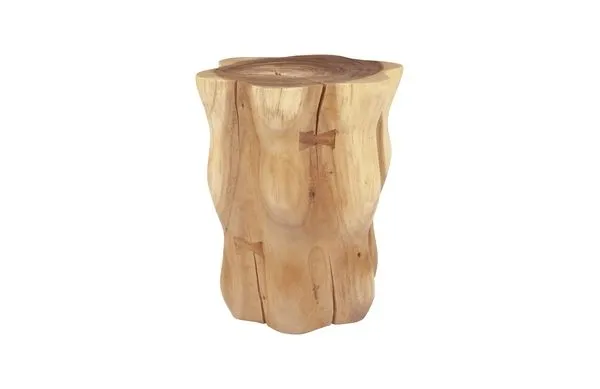 Product Image 1 for Chamcha Wood Flower Stool from Phillips Collection