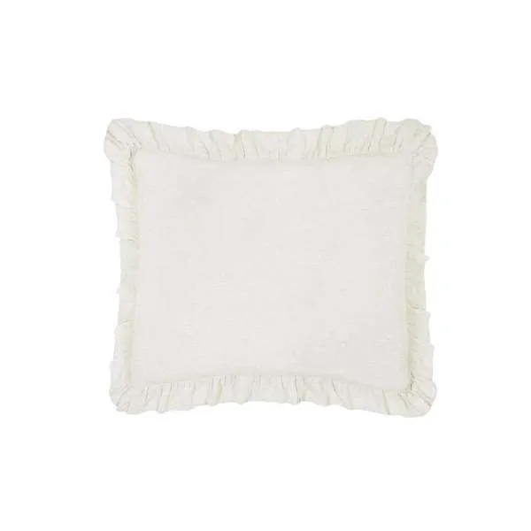 Product Image 1 for Charlie Linen Euro Sham  - Cream from Pom Pom at Home