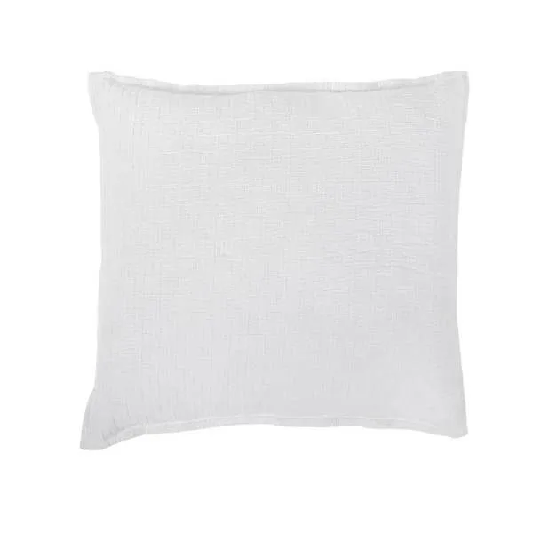 Product Image 1 for Ojai Cotton Euro Sham - White from Pom Pom at Home