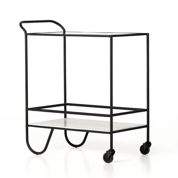 Product Image 1 for Dacio Black Bar Cart from Four Hands