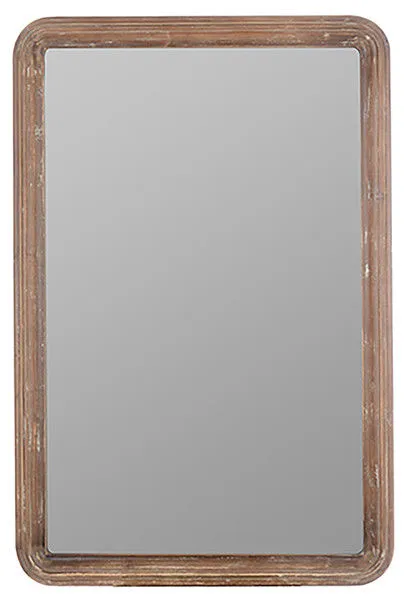 Product Image 1 for Cora Rustic Brown Wood Mirror from Cooper Classics