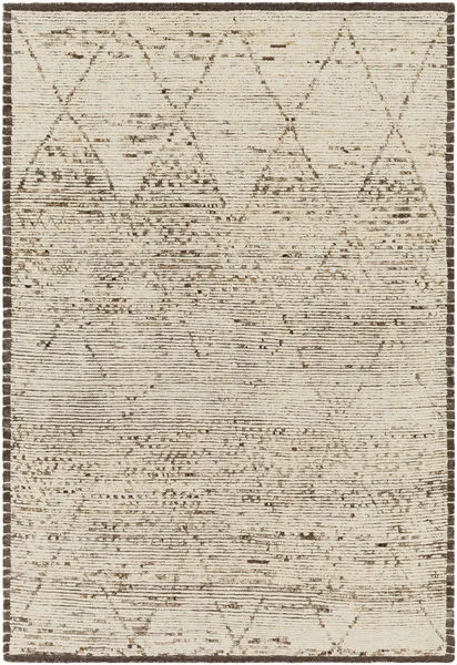 Product Image 1 for Khyber Hand-Knotted Global Brown / Tan Rug - 6' x 9' from Surya
