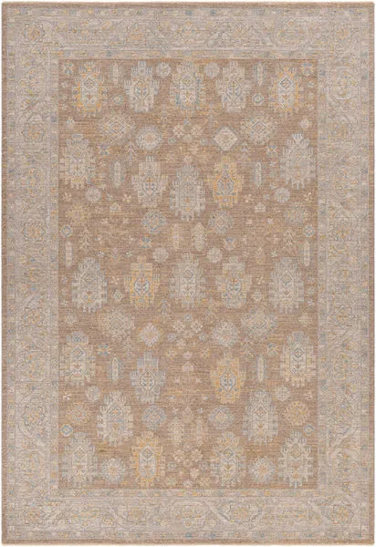 Product Image 1 for Avant Garde Woven Brown/ Mustard Rug - 6'7" Round from Surya