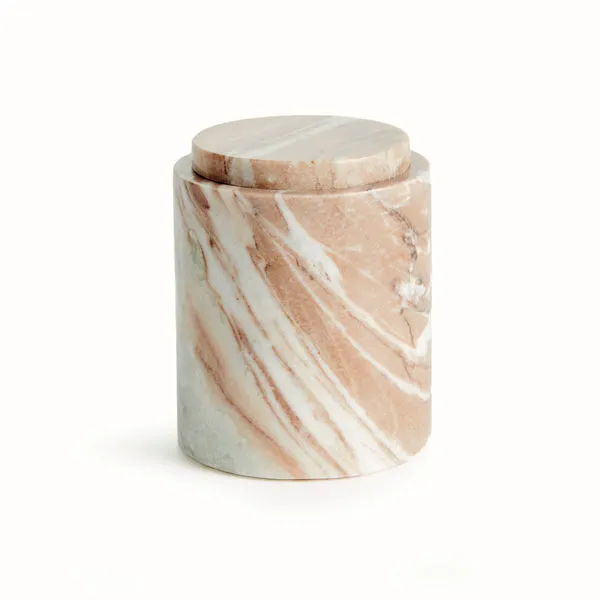 Product Image 1 for Jaqueline Marble Round Lidded Box Tall from Napa Home And Garden