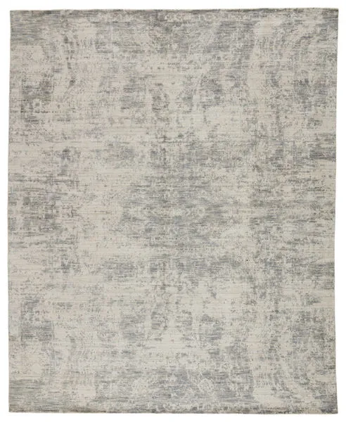 Product Image 1 for Lizea Handmade Abstract Ivory/ Gray Rug from Jaipur