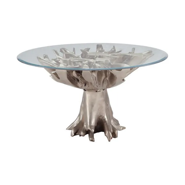 Product Image 1 for Champagne Teak Root Entry Table from Elk Home