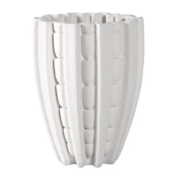 Product Image 1 for Fluted Vase from Currey & Company
