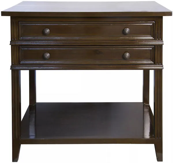 Product Image 1 for Qs Colonial 2 Drawer Side Table from Noir