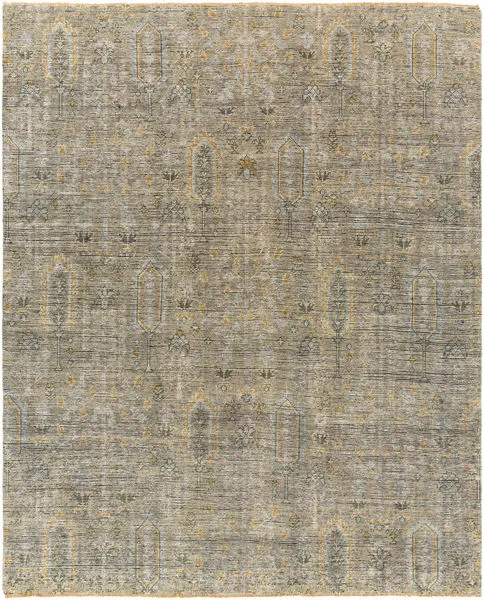 Product Image 1 for Reign Hand-Knotted Sage / Beige Rug - 8' x 10' from Surya