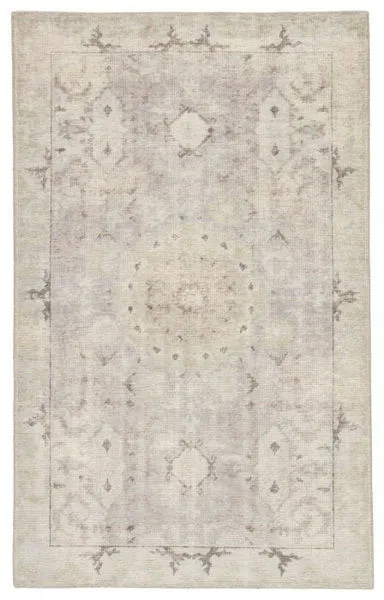 Product Image 2 for Modify Hand Knotted Medallion Gray/ Blue Rug from Jaipur 