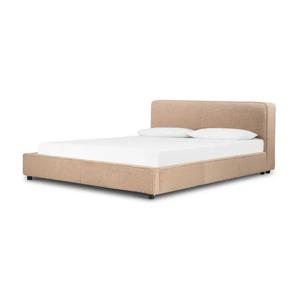 Product Image 1 for Aidan Sheepskin Upholstered Camel King Bed from Four Hands