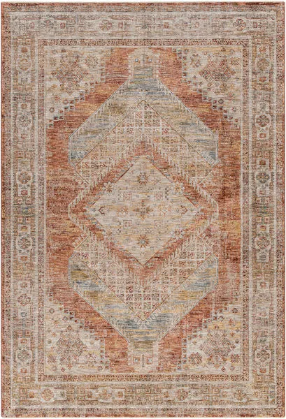 Product Image 1 for Naila Vintage-Inspired Woven Gold / Beige Rug - 6'7" x 9'6" from Surya