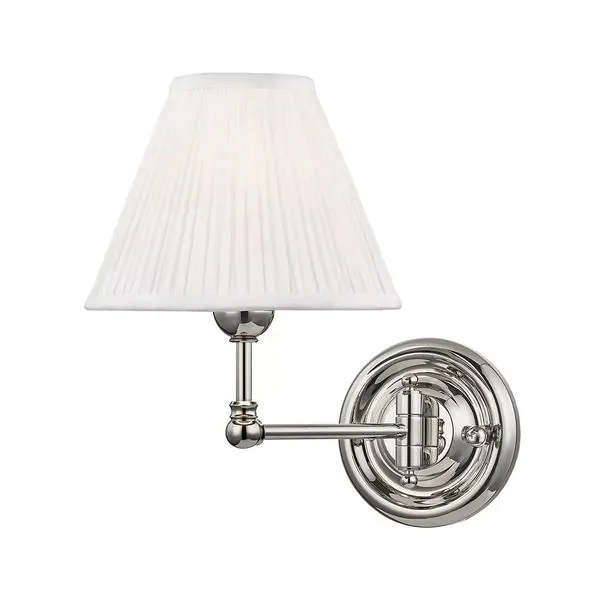 Product Image 1 for Classic No.1 1 Light Wall Sconce from Hudson Valley