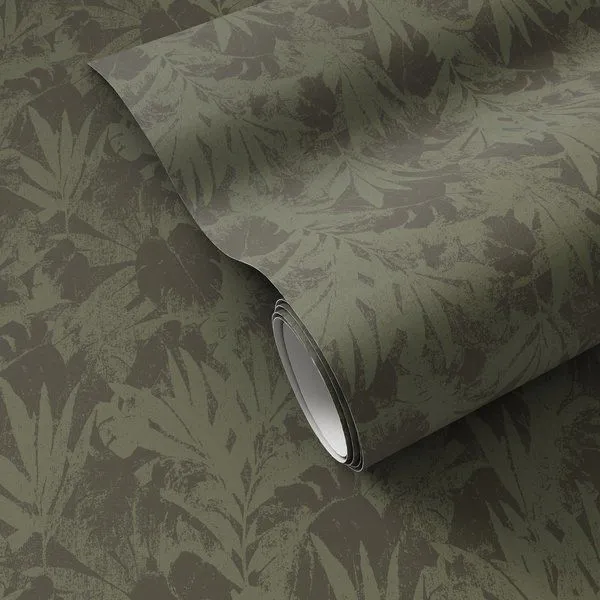 Product Image 1 for Tropic Paradise Olive Night I Wallpaper by Getty Images from Four Hands