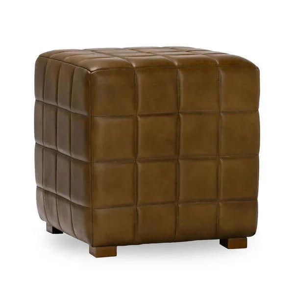 Product Image 1 for Carlo Leather Ottoman from Classic Home Furnishings