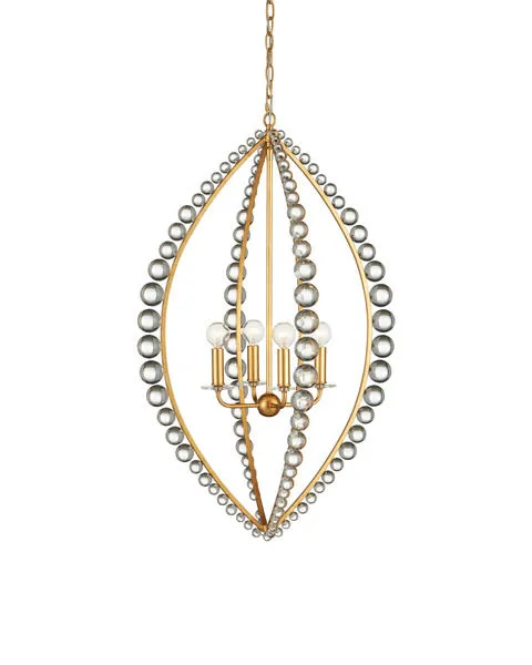 Product Image 1 for Amadora Teardrop Chandelier from Currey & Company