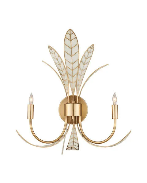 Product Image 1 for Foliatura Wall Sconce from Currey & Company