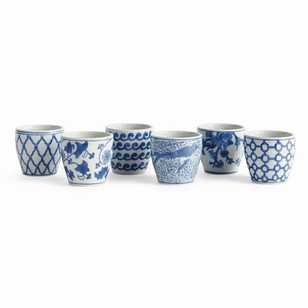 Product Image 1 for Barclay Butera Dynasty Flower Pots, Set Of 6 from Napa Home And Garden