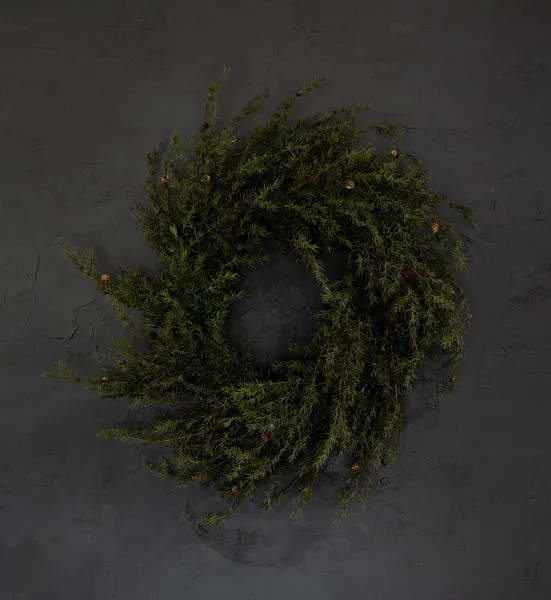 Product Image 3 for Oversized Faux Hemlock Wreath with Pinecones, 55" from Creative Co-Op