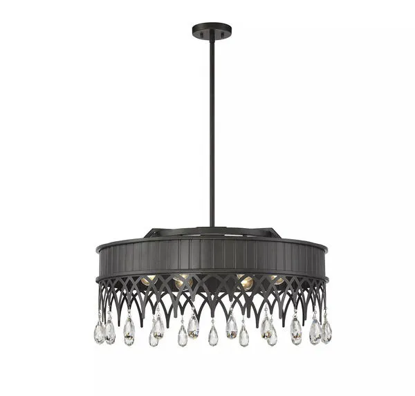 Product Image 1 for Lenoir Olde Gray 6 Light Pendant from Savoy House 