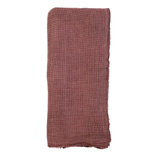 Product Image 1 for Venice Linen Oversized Throw Blanket - Berry from Pom Pom at Home