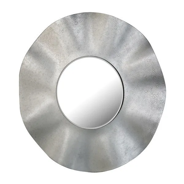 Product Image 1 for Bent Glass Wall Mirror In Antique Silver Finish from Elk Home