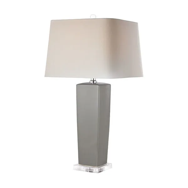 Product Image 1 for Tapered Grey Ceramic Lamp from Elk Home