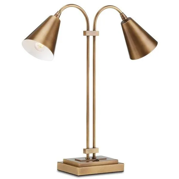 Product Image 1 for Symmetry Double Desk Lamp from Currey & Company