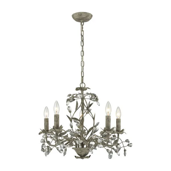 Product Image 1 for Circeo 5 Light Chandelier In Marble Gray from Elk Lighting