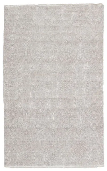 Product Image 1 for Bram Tribal Light Gray/ Ivory Rug from Jaipur 